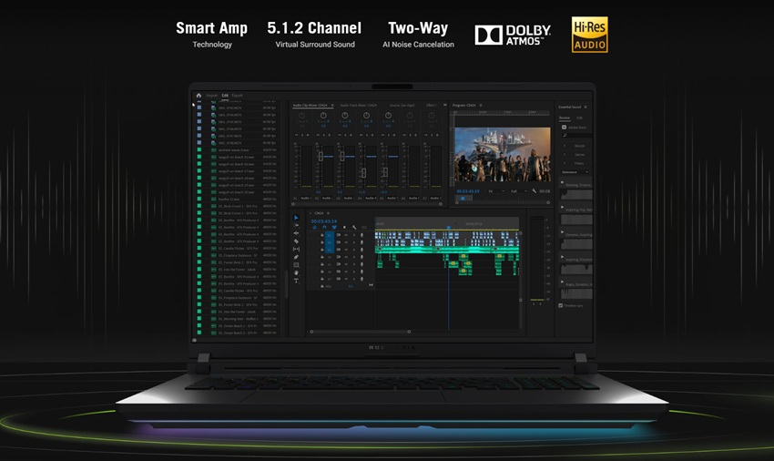 Asus ROG Strix G16 G615 - âm thanh