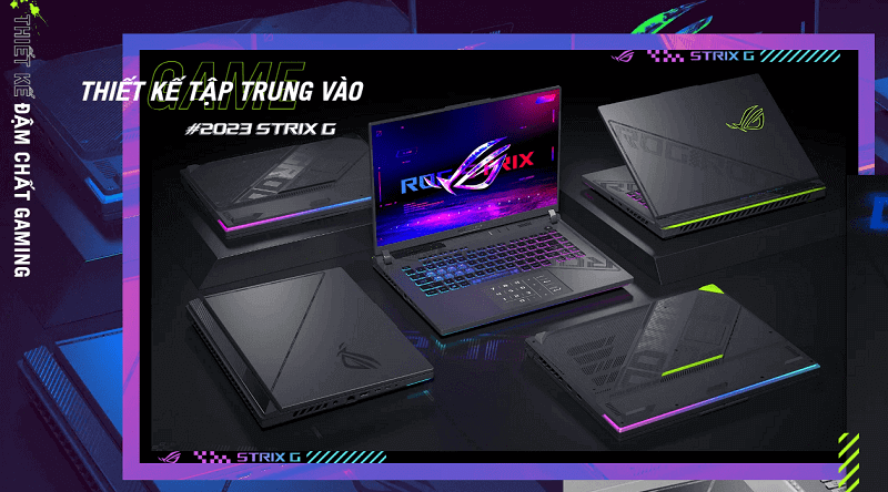 Asus ROG Strix G16 - thiết kế