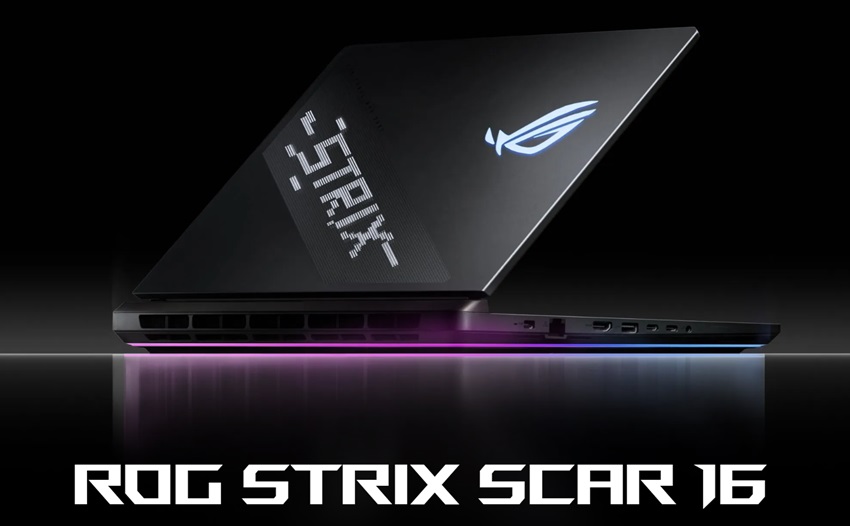 Asus ROG Strix SCAR 16 G635 - thiết kế