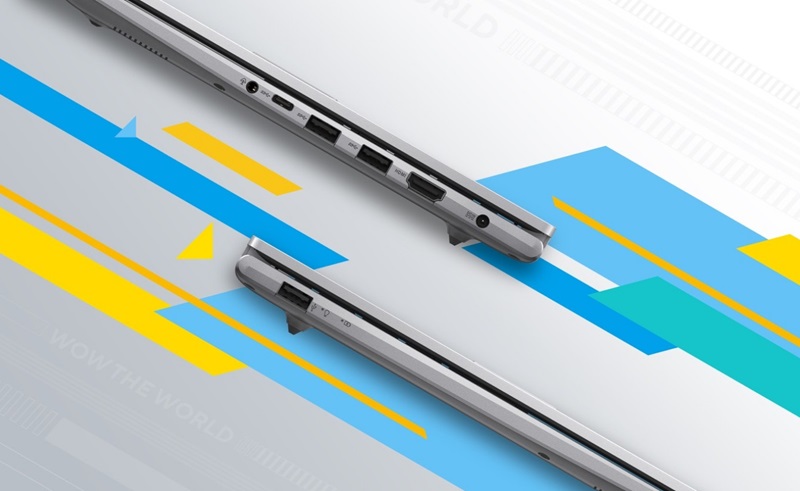 Cổng kết nối của laptop ASUS Vivobook 14 X1404