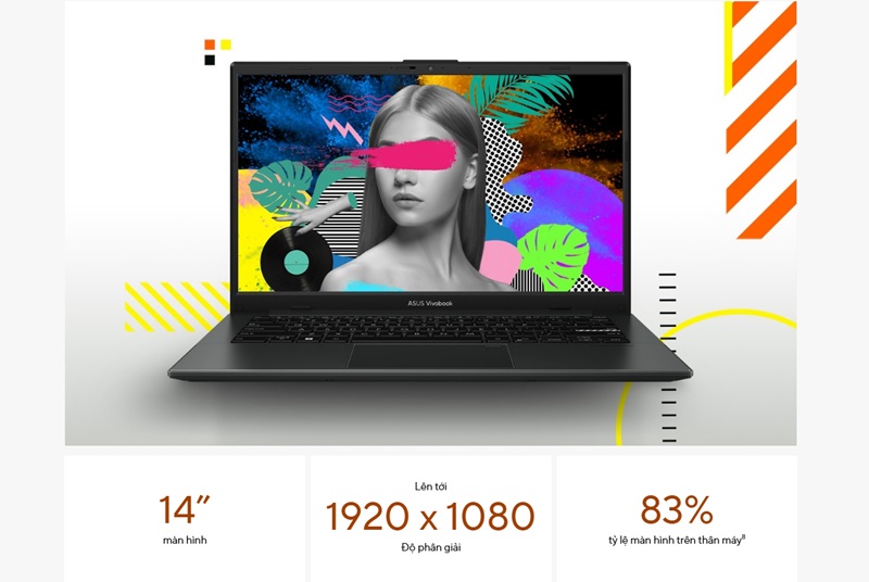 Màn hình của laptop ASUS Vivobook Go 14 E1404