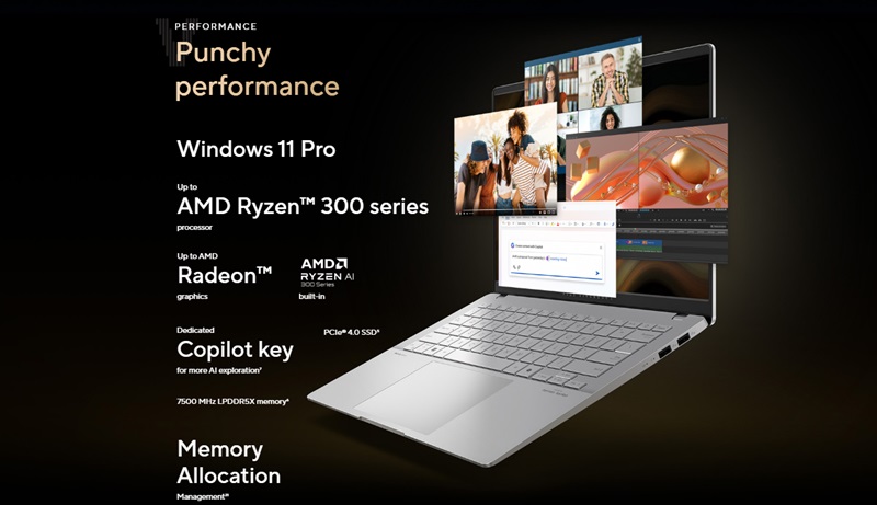 Cấu hình của laptop Asus Vivobook S 14 OLED M5406