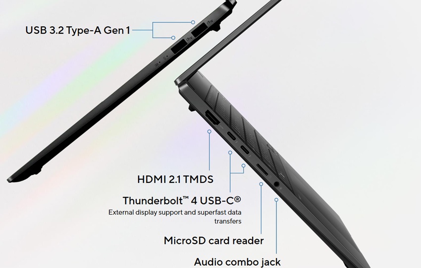 Asus Vivobook S14 OLED Q423 - cổng ngoại vi