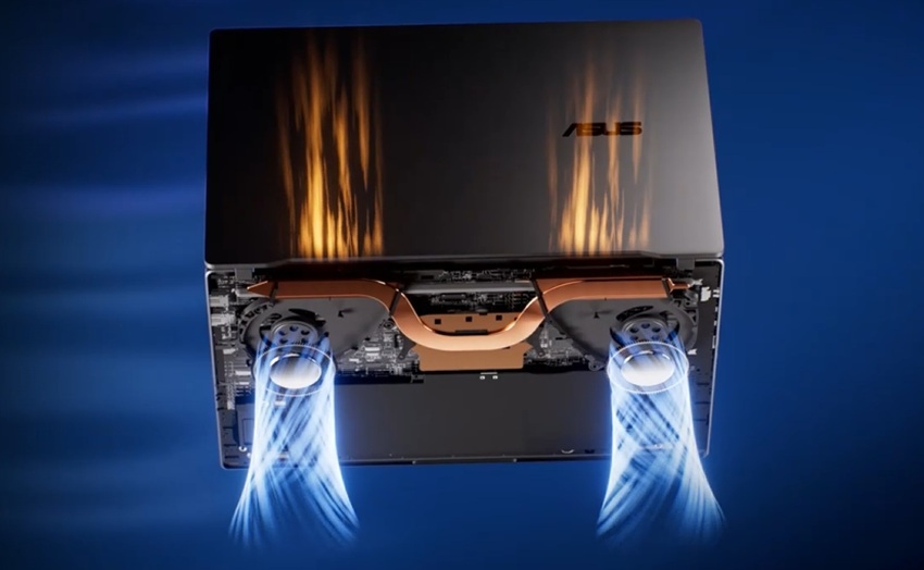 Asus Vivobook S15 OLED Q5507 - tản nhiệt