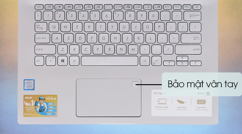 Bảo mật Asus Vivobook X409FA-EK201T