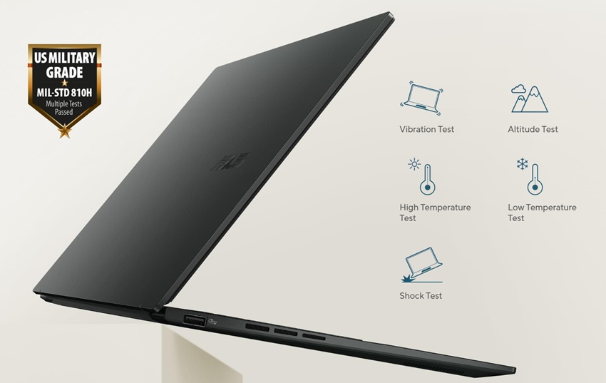 Asus Zenbook 14 OLED Q425 - độ bền