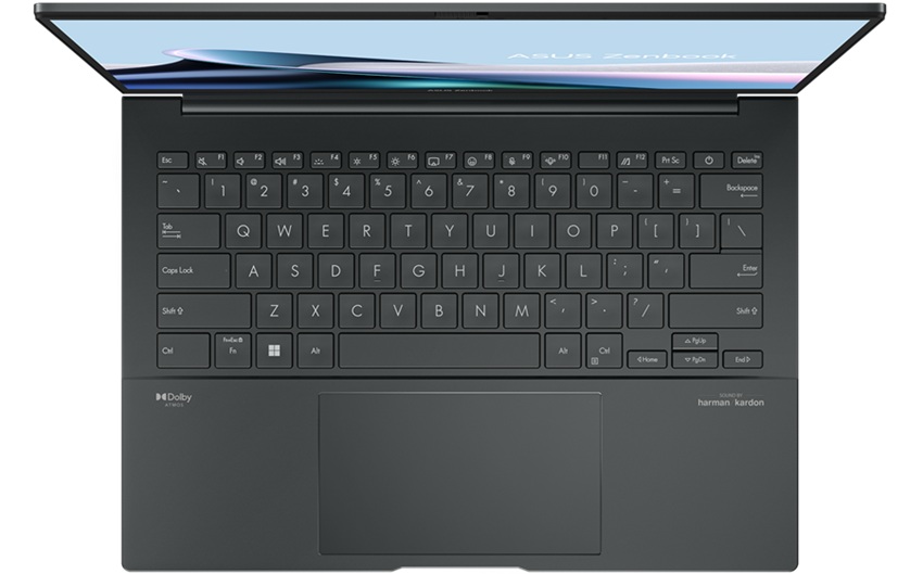 Asus Zenbook 14 OLED Q425 - bàn phím và touchpad