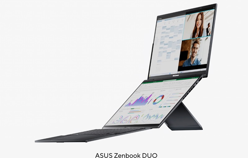 Thiết kế của laptop ASUS Zenbook DUO OLED UX8406