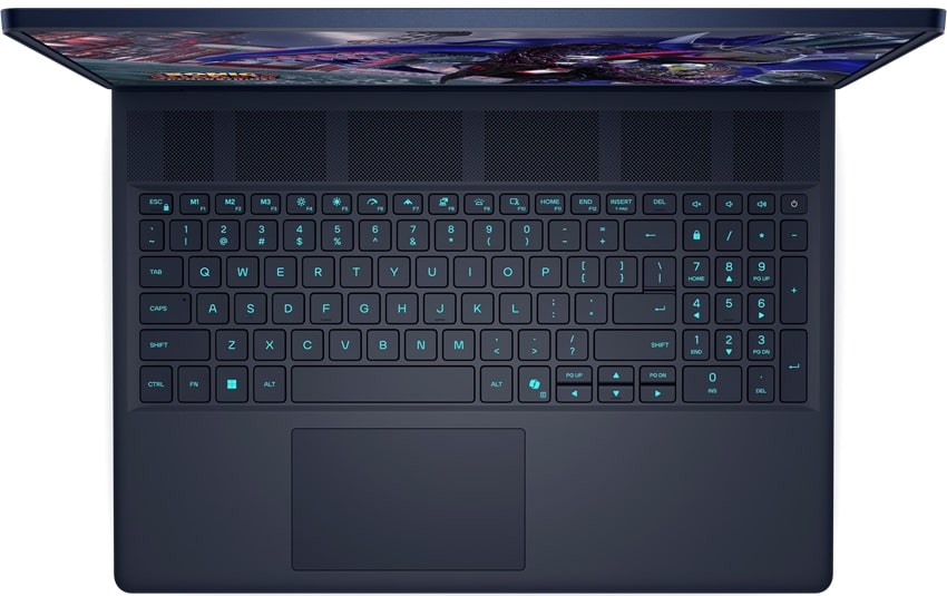 Dell Alienware 16X Aurora 2025 - bàn phím touchpad