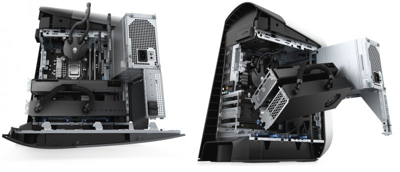 Dell tiếp tục sử dụng thiết kế hình viên thuốc và cung cấp số lượng các tùy chọn I / O có vẻ đa dạng cho Aurora. Ảnh: Dell.