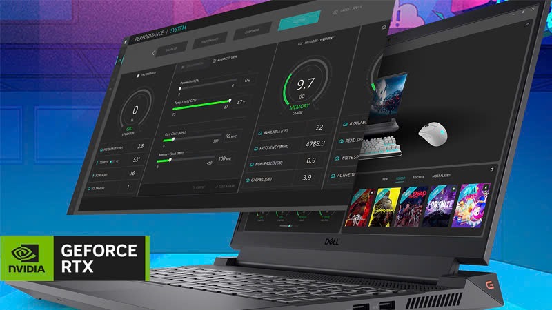 Cấu hình của laptop Dell Gaming G15 5530