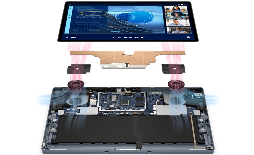 Dell Latitude 7350 Detachable - tản nhiệt