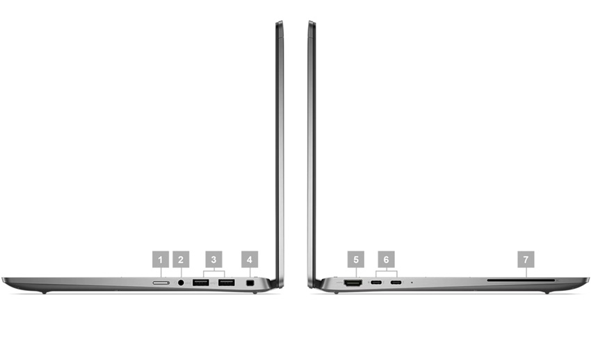 Dell Latitude 7450 - cổng ngoại vi