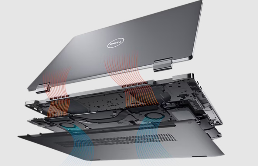 Dell Latitude 9450 - tản nhiệt
