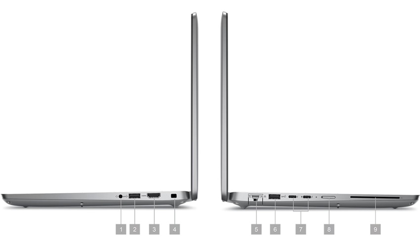 Dell Precision 3490 cổng ngoại vi