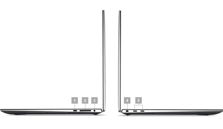 Dell Precision 5570 - cổng kết nối