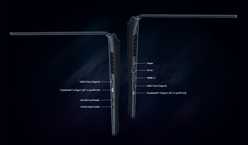 Gigabyte Aorus Master 16 - kết nối ngoại vi