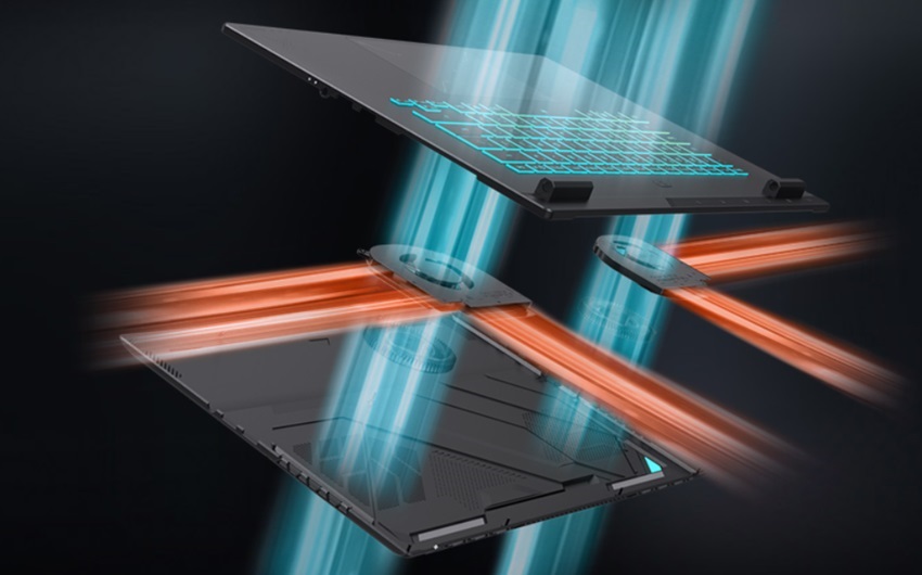 Gigabyte Gaming A16 - tản nhiệt