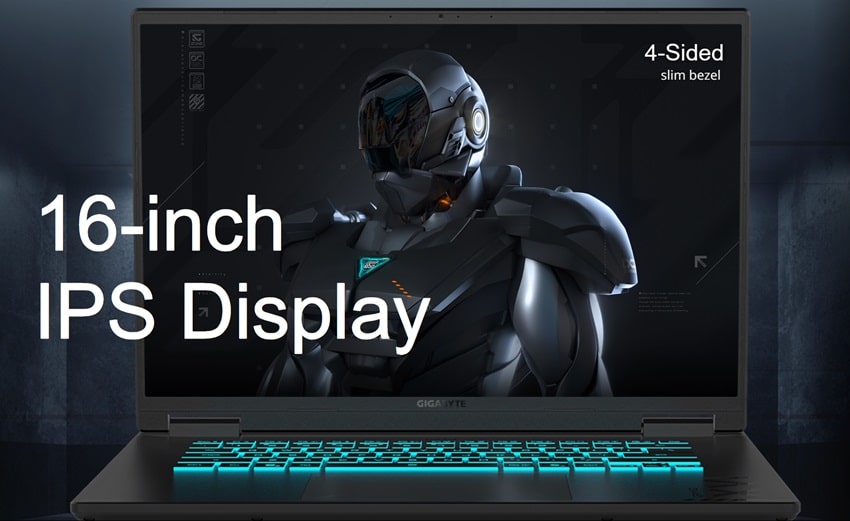 Gigabyte Gaming A16 - màn hình