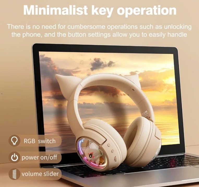 Tính năng của tai nghe Onikuma B5 Cat Ear