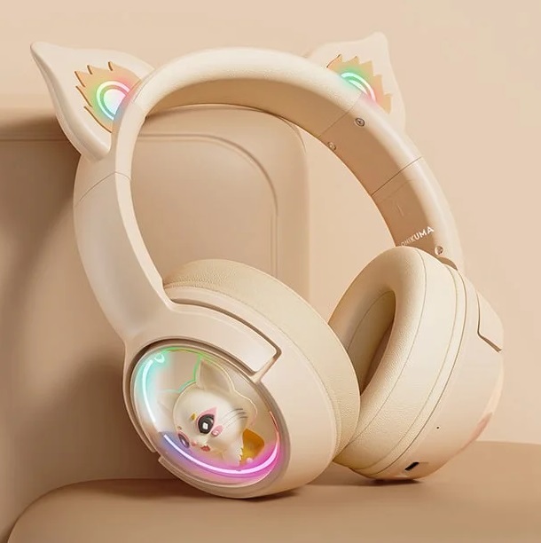 Thiết kế của tai nghe Onikuma B5 Cat Ear