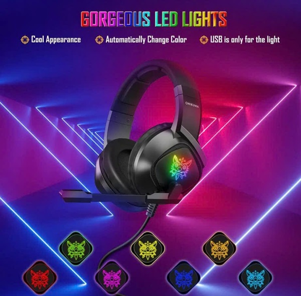 Thiết kế của tai nghe Onikuma K19