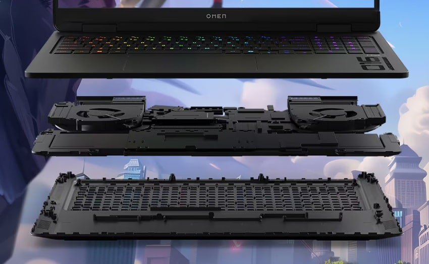 HP OMEN 16 (2025) - tản nhiệt