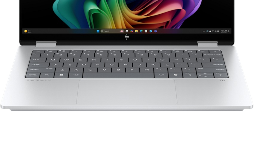 HP Omnibook X Flip 14 (2025) - bàn phím touchpad
