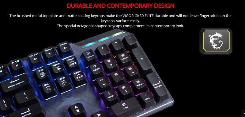 Trang bị keycaps cao thấp công thái học