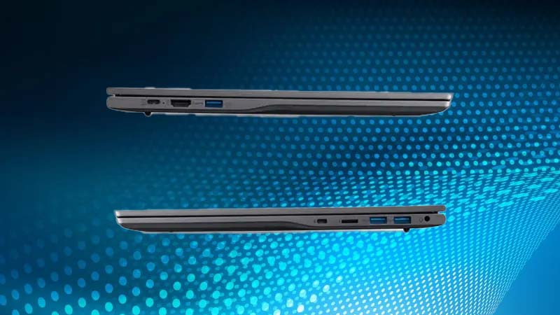 Cổng kết nối của laptop Acer Aspire Lite AL16