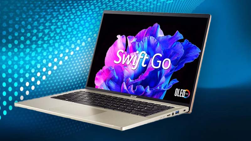 Thiết kế của laptop Acer Swift Go SFG14 71