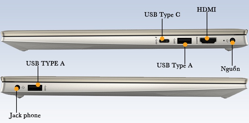 Đa dạng các cổng kết nối từ Hp Pavilion 14