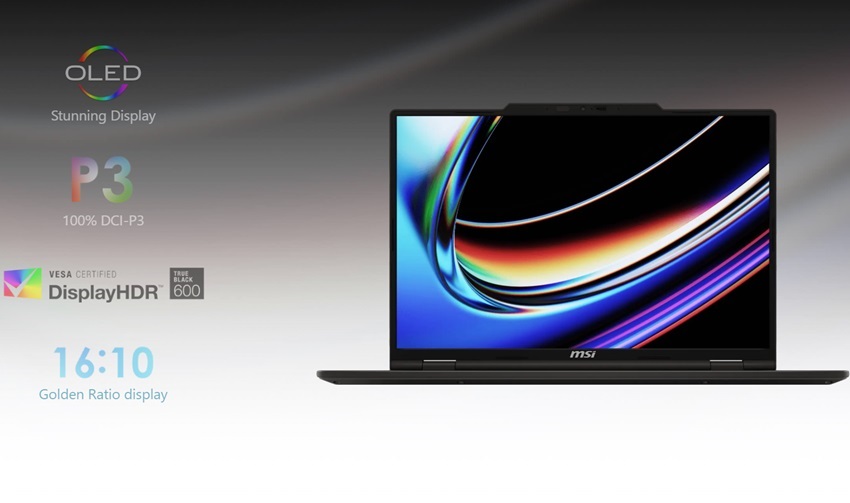 MSI Venture 16 AI A1M - màn hình