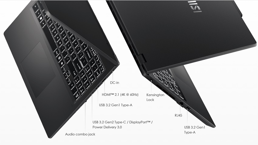 MSI Venture 16 AI A1M - cổng kết nối ngoại vi