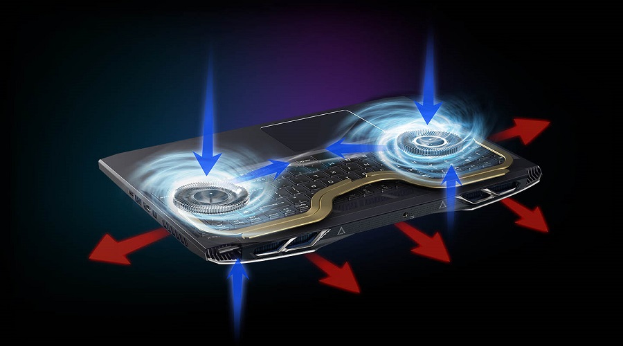 Hệ thống tản nhiệt Aeroblade thế hệ 5 Acer thiết kế riêng