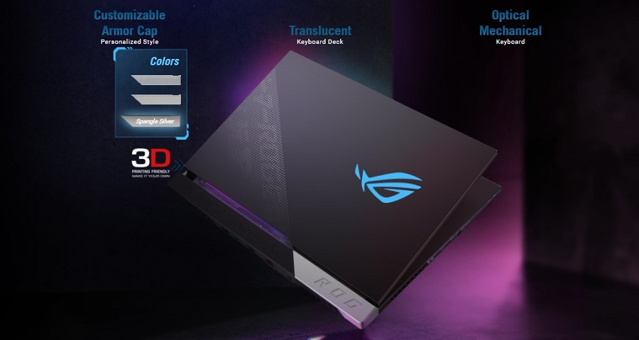 Thiết kế đầy độc đáo với điểm nhấn màu sắc trên nắp máy