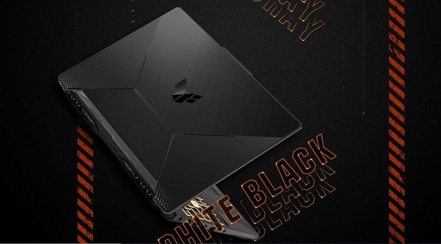 Thiết kế đậm chất gaming, màu xám đầy thu hút cùng điểm nhất logo