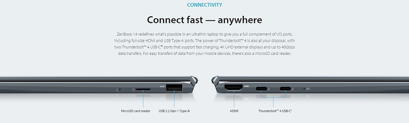 Cổng giao tiếp hiện đại đầy đủ giúp kết nối ngoại vi đa dạng