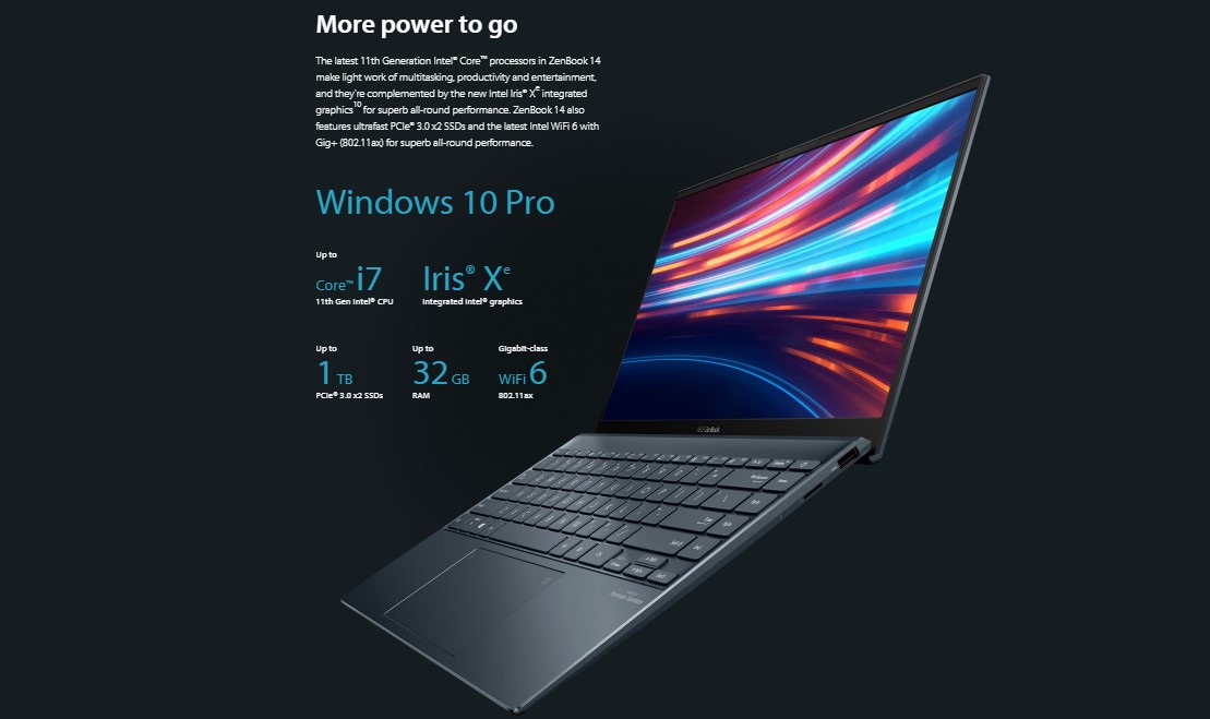 Hiệu năng đầy mạnh mẽ trên khung máy siêu mỏng nhẹ