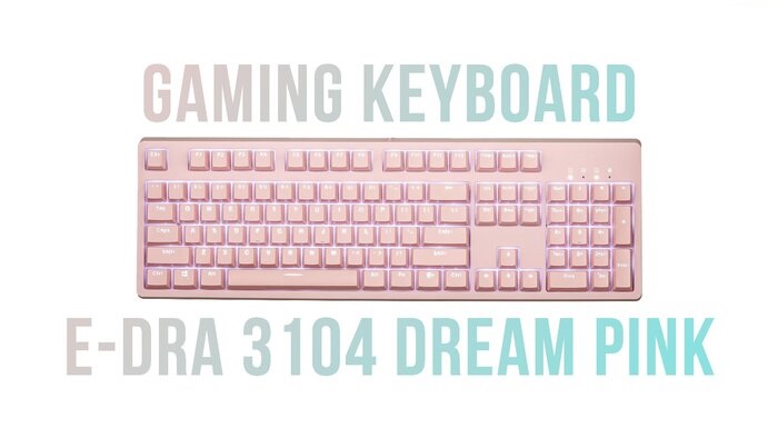 Giới thiệu bàn phím tông hồng nổi bật vô cùng bắt mắt