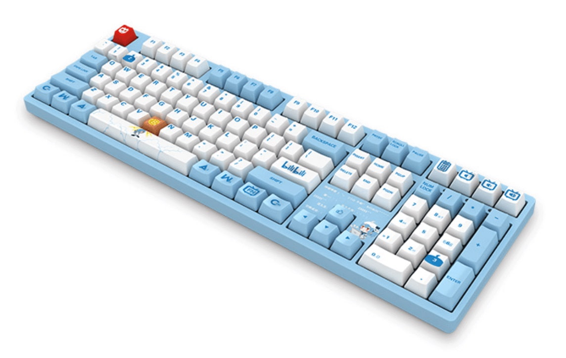 Keycap PBT cao cấp, bền bỉ, rõ nét