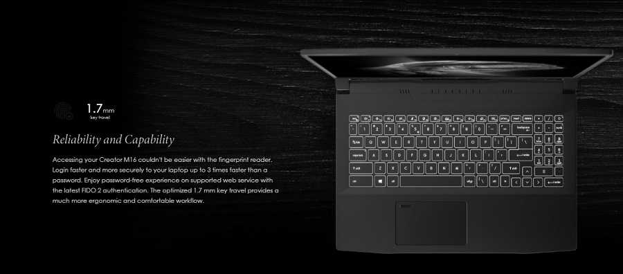 Hành trình phím sâu, Touchpad có thiết kế tạm ổn, cảm ứng nhạy