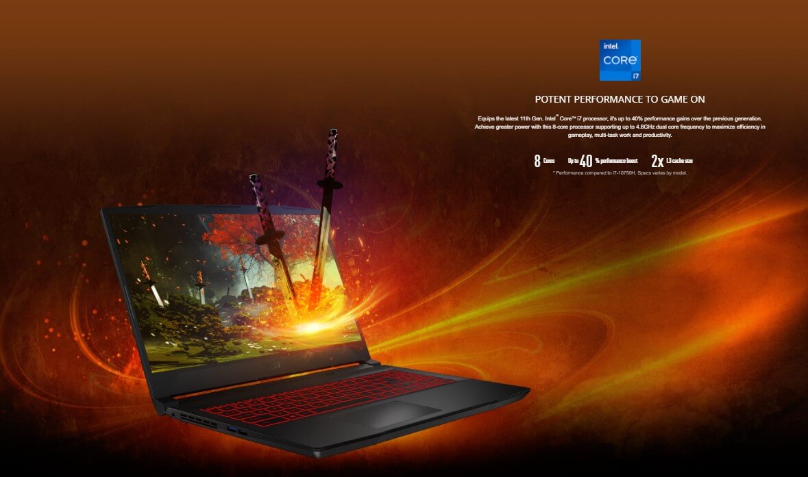 Intel Core i7 thế hệ thứ 11 - Hiệu suất cải thiện 40% so với thế hệ trước