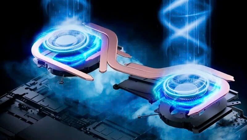 Hệ thống tản nhiệt của laptop Lenovo Legion 5 15IRX9