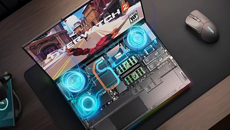 Hệ thống tản nhiệt của laptop Lenovo Legion 9