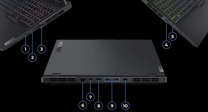 Lenovo Legion Pro 5 - Port