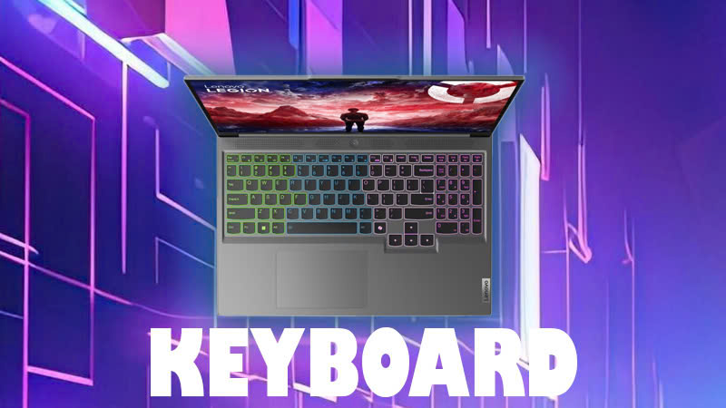 Bàn phím của laptop Lenovo Legion Slim 5 16AHP9 (ảnh minh hoạ)
