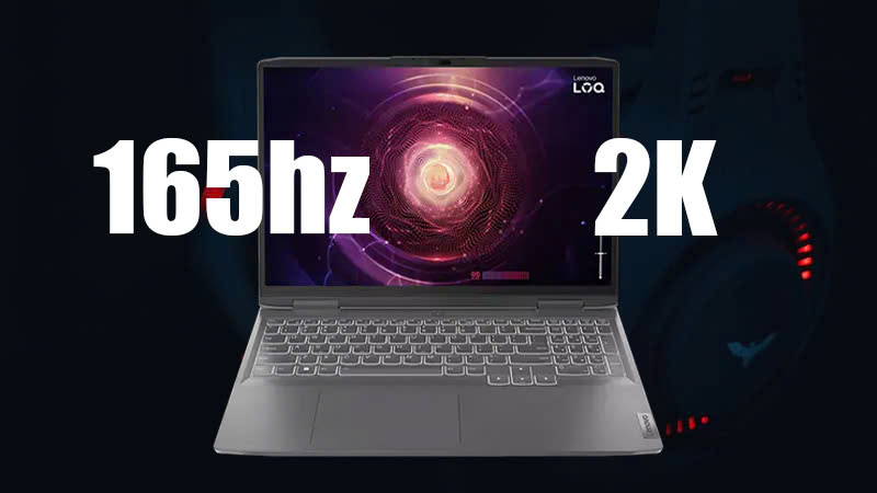 Màn hình của laptop Lenovo Legion Slim 5 16AHP9 (ảnh minh hoạ)