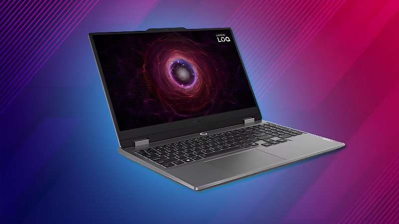 Thiết kế của laptop Lenovo LOQ 15ARP9