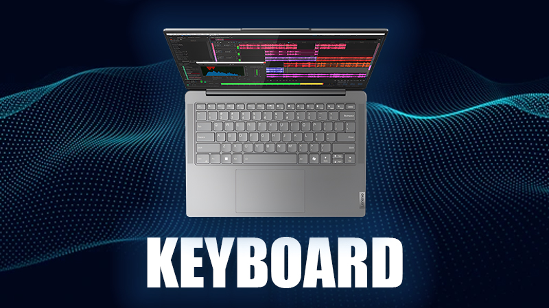 Bàn phím của laptop Lenovo Yoga Slim 7 OLED 14IMH9